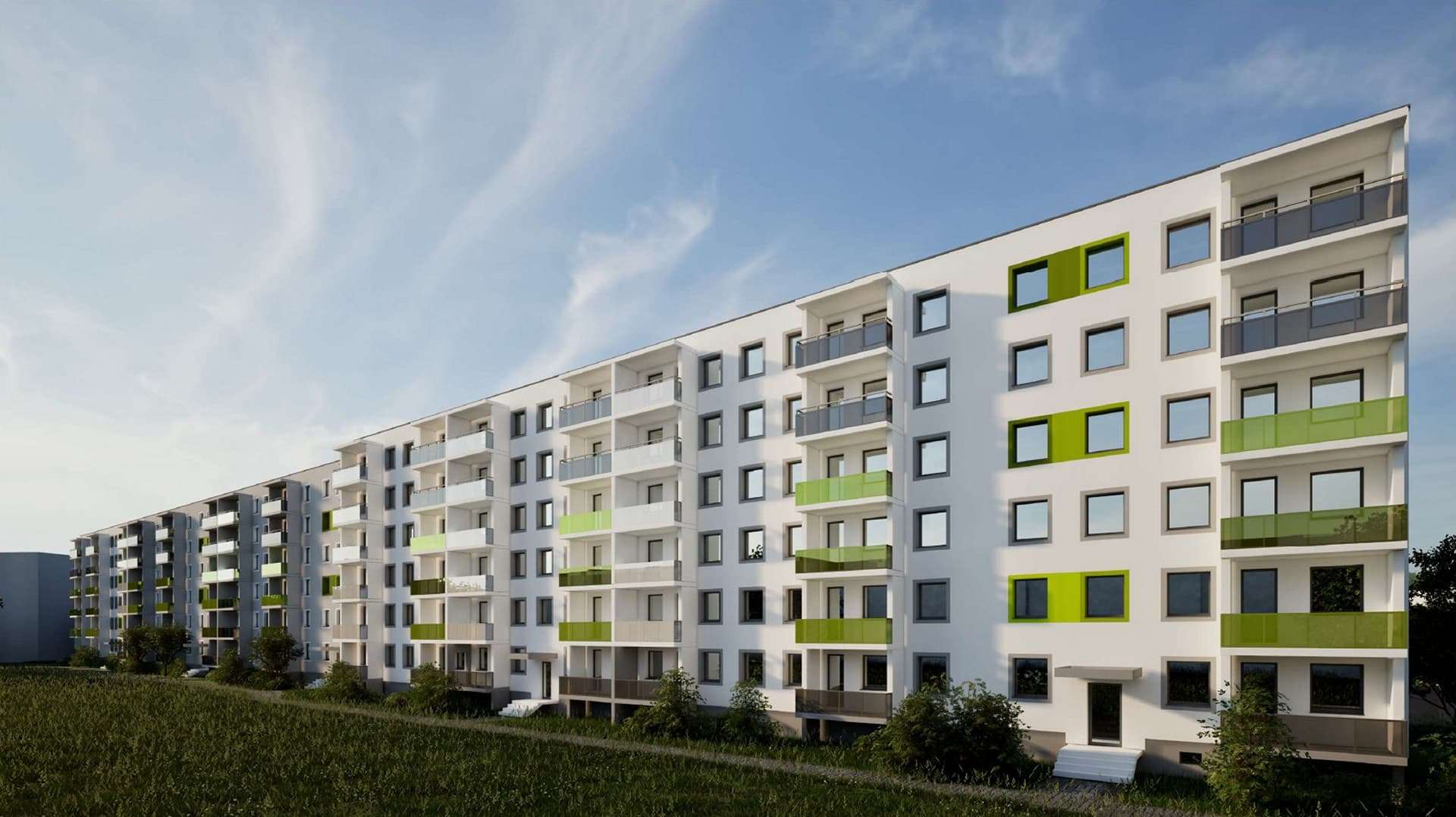 Birkenstraße 1-7 Hofseite