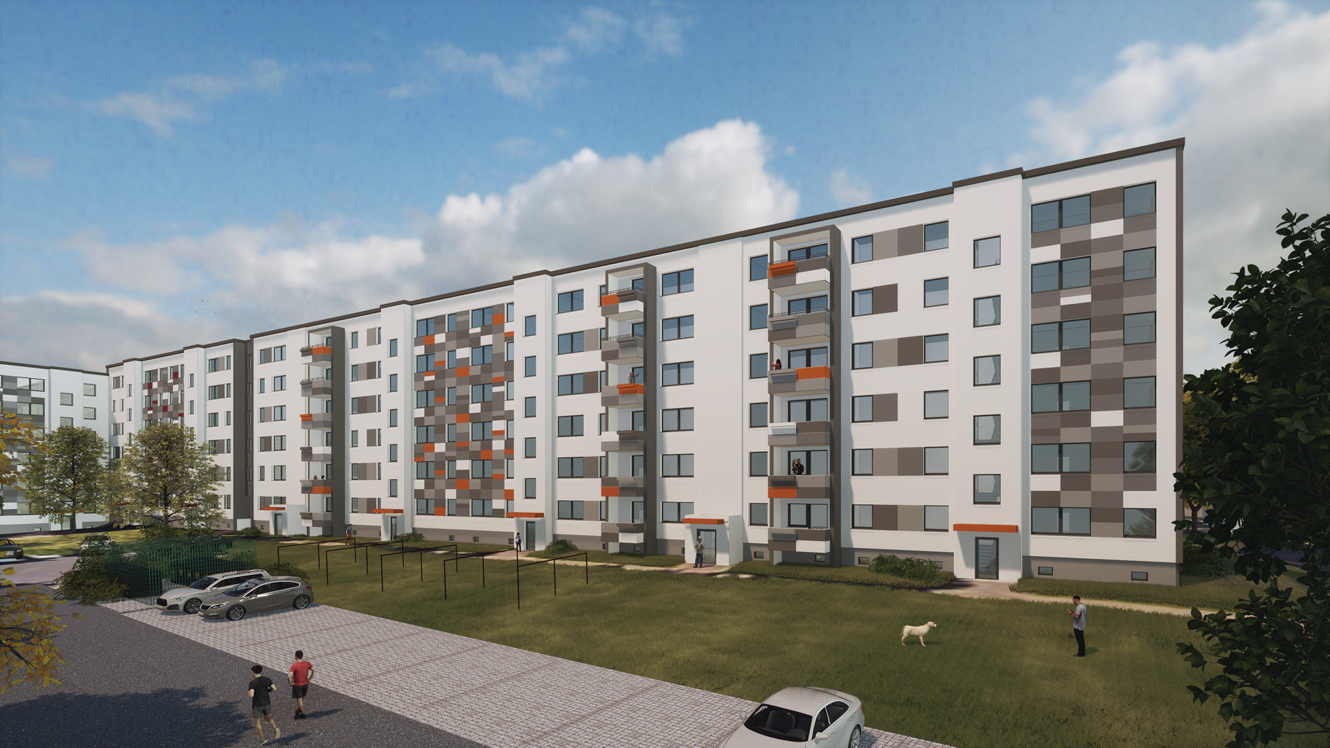 nur mit WBS pMW – kleine 5-Raum-Wohnung mit Balkon - Foto 2