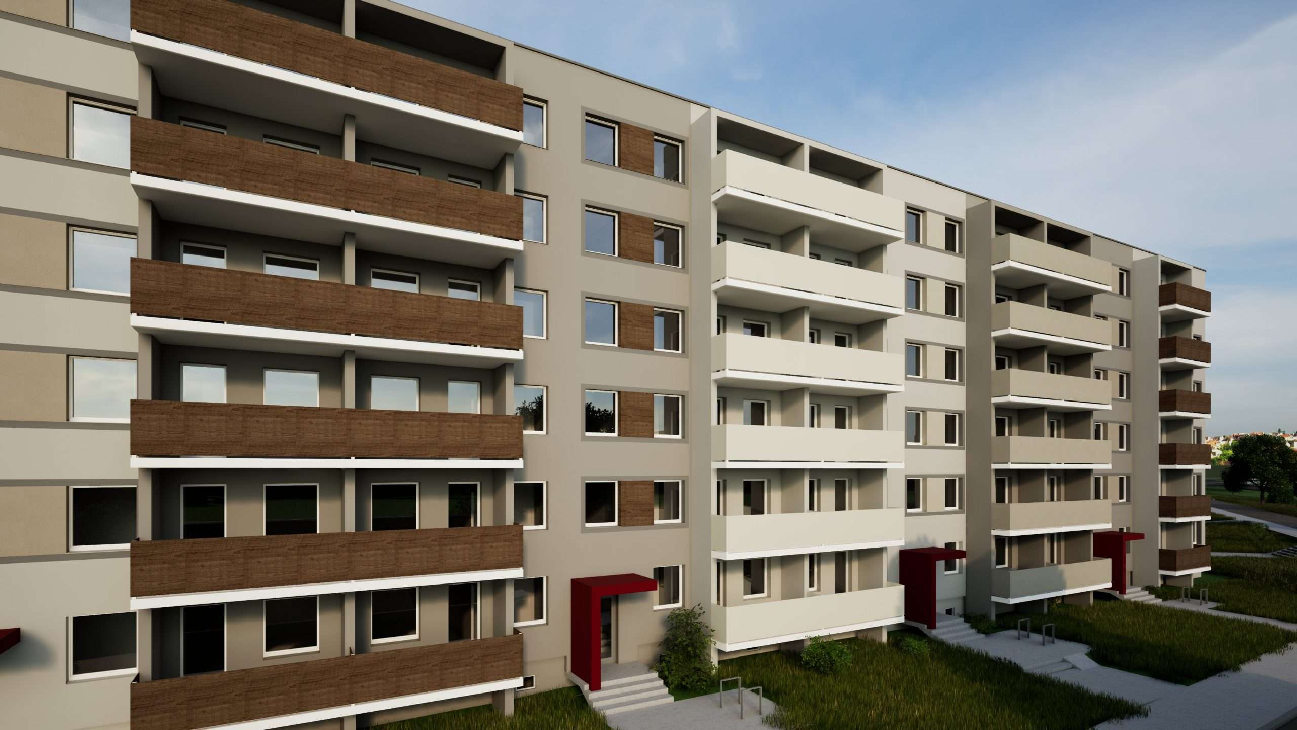 Visualisierung Asternweg Braunsdorfer Strasse 77 85