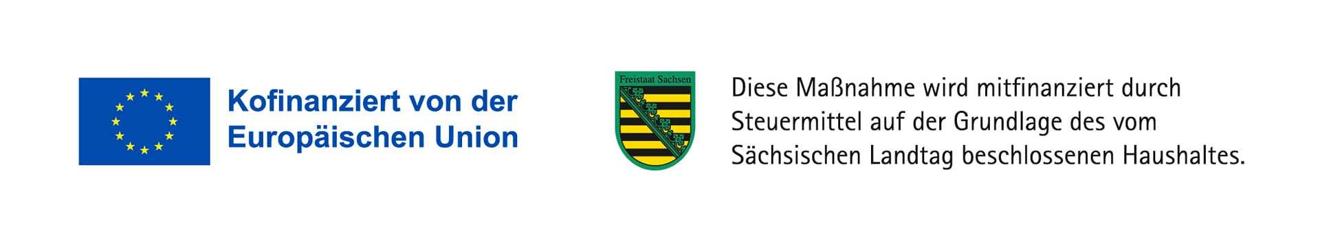 Efre Esf Kombination Eu Logo Sachsensignet