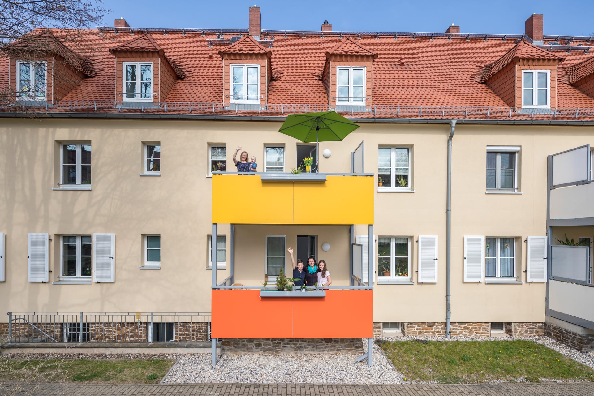 Wohnen In Der Ewg Dresden Balkon Anwohner